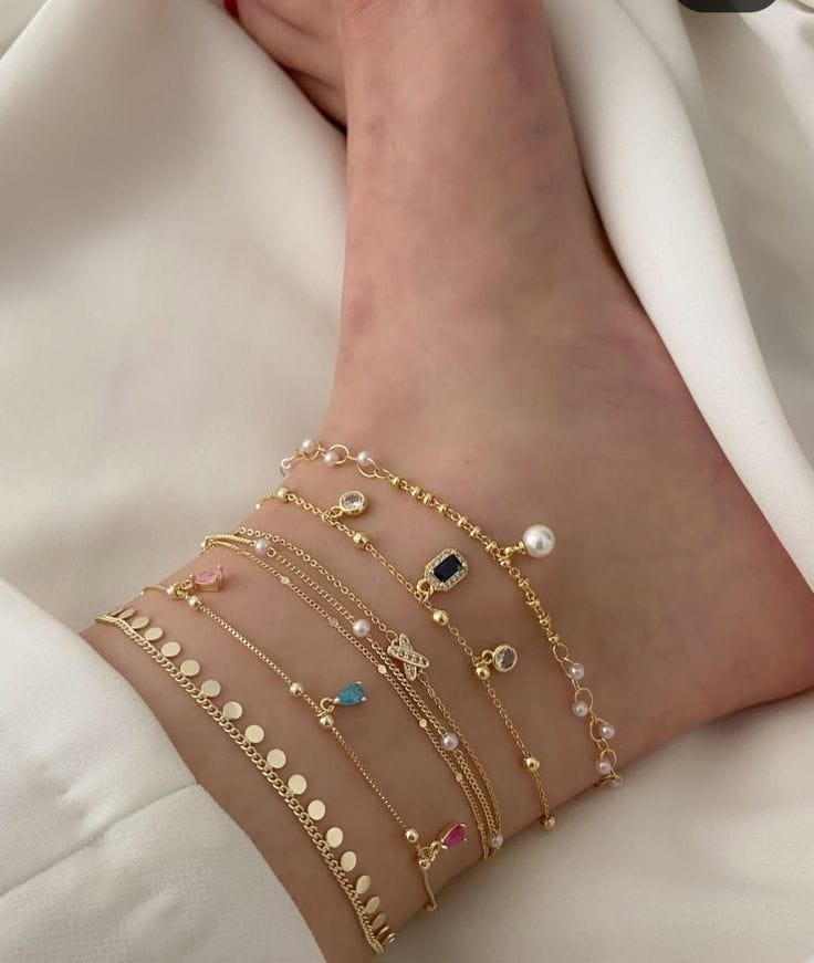 Delicate Gold Anklet